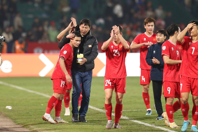 Ngoài Tiến Linh, các chân sút của ĐT Việt Nam chơi chưa thật tốt tại V.League. Ảnh: Đức Cường